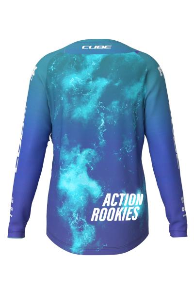 CUBE MTB Trikot ROOKIE X Actionteam langarm Gr&ouml;&szlig;e: XS (98/104) Produktbild 1
