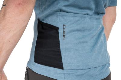 CUBE GRAVEL Trikot Full Zip CARGO kurzarm Gr&ouml;&szlig;e: M Produktbild 3
