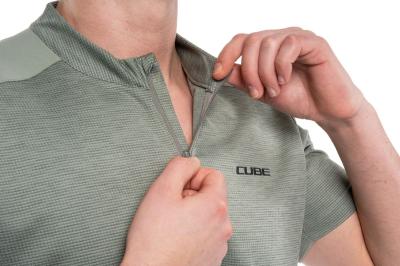 CUBE Trikot Half Zip CMPT kurzarm Gr&ouml;&szlig;e: L Produktbild 3