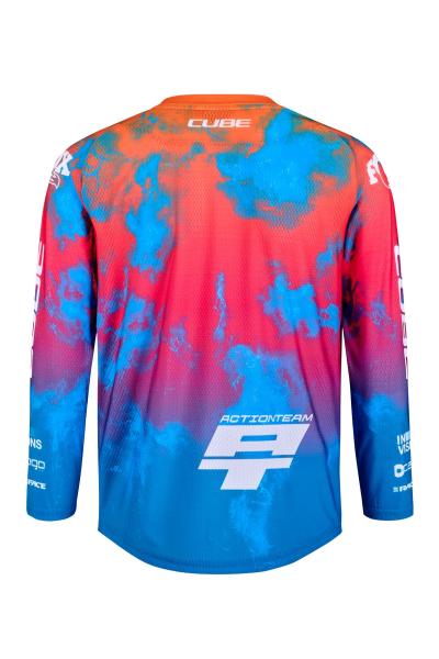 CUBE MTB Trikot ROOKIE X Actionteam langarm Gr&ouml;&szlig;e: XXL (158/164) Produktbild 1